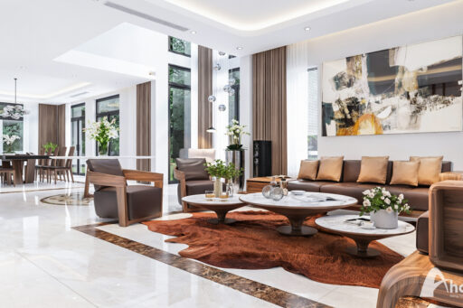 Thiết kế nội thất biệt thự Vĩnh Phúc